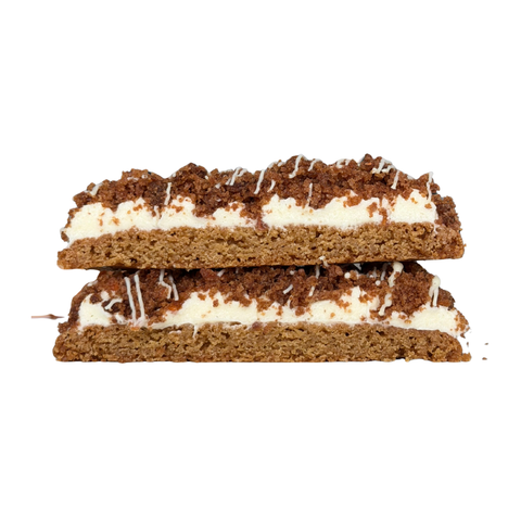 Carrot Cake Cookie cut in half